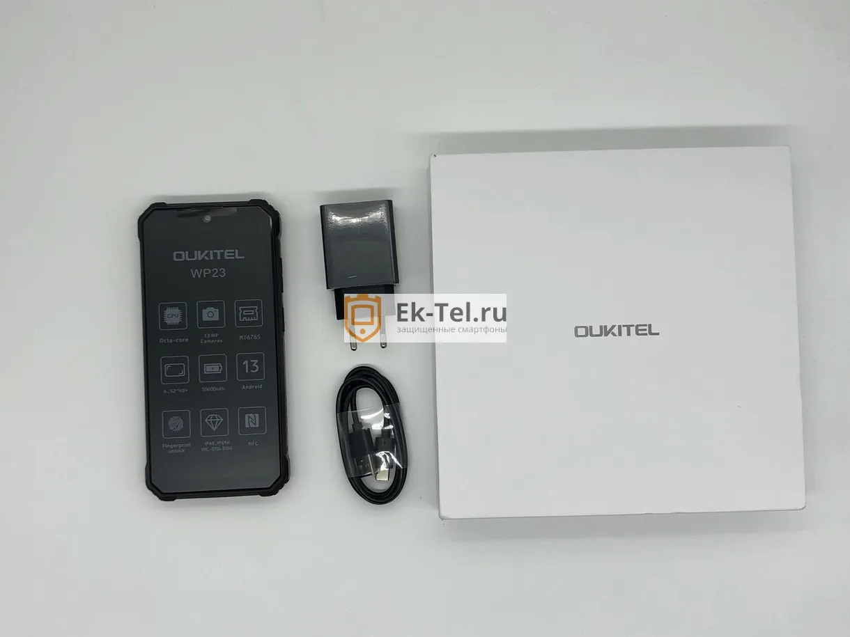 Oukitel WP23 - комплектация смартфона Комплектация смартфона Oukitel WP23