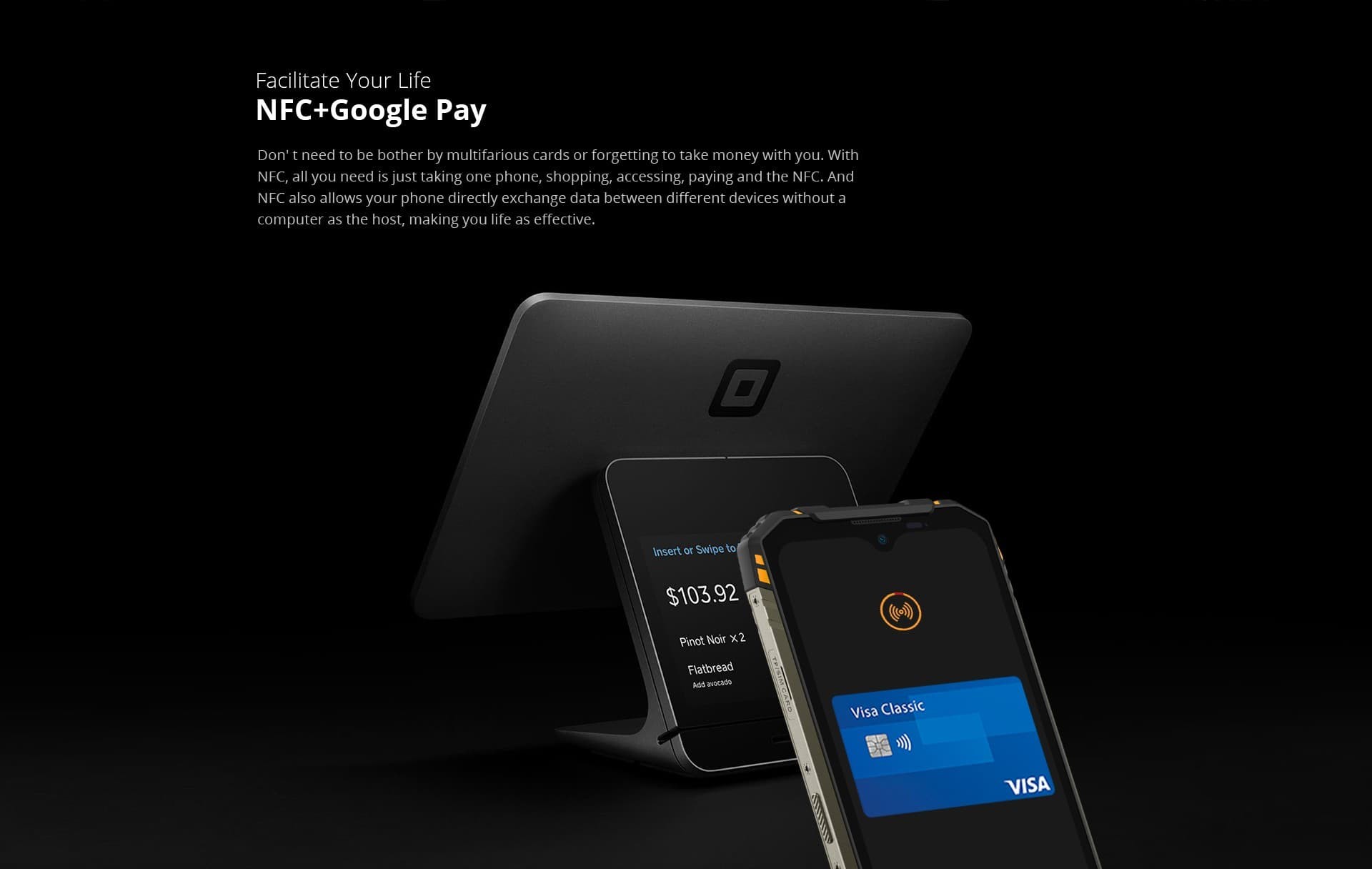 Система NFC на смартфоне S96 Pro от Doogee